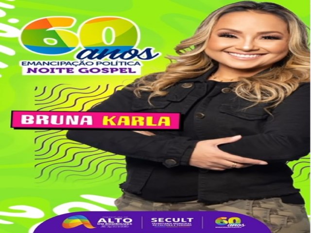 Oficial: Bruna Karla na Noite de Gospel de Alto do Rodrigues no prximo dia 20 de abril 