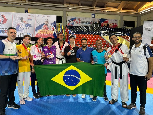 Taekwondo: Brasil conquista quatro medalhas no Open da Repblica Dominicana 