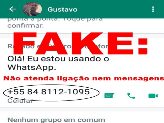    Alerta: Tentativa de golpe via WhatsApp utilizando nome do radialista Gustavo Varela 