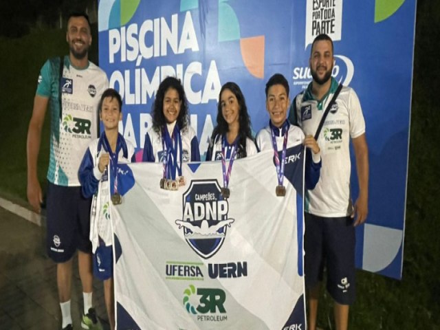 Atletas potiguares conquistam medalhas em Festival Nordestino de natao