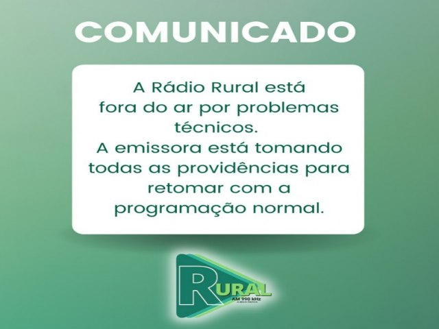 Rdio sai do ar aps furto de equipamentos 