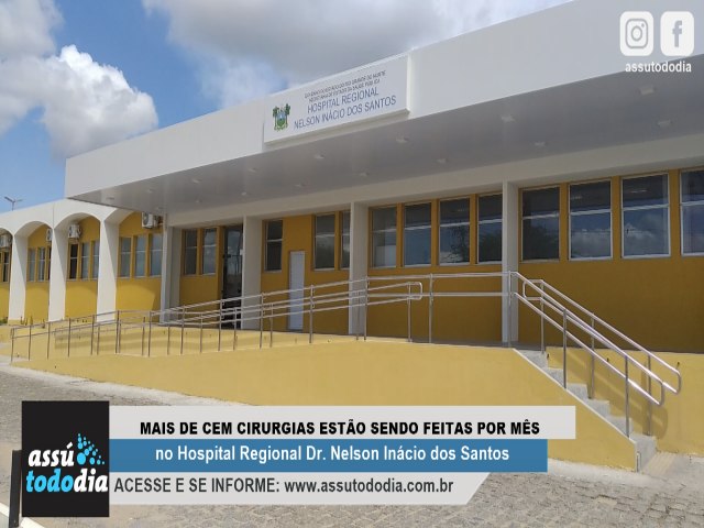 Mais de cem cirurgias esto sendo feitas por ms no Hospital Regional Dr. Nelson Incio dos Santos 