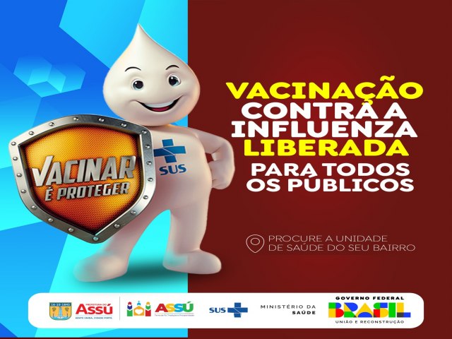 Vacina contra gripe (Influenza) est liberada para todos os pblicos no Ass