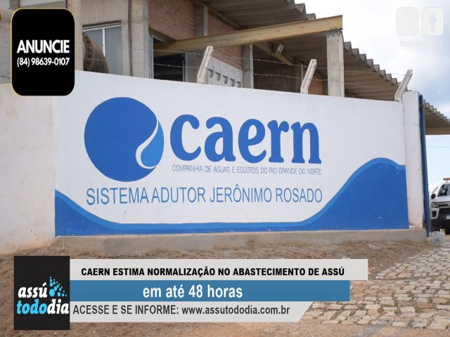 Caern estima que abastecimento de Ass seja normalizado em at 48 horas 