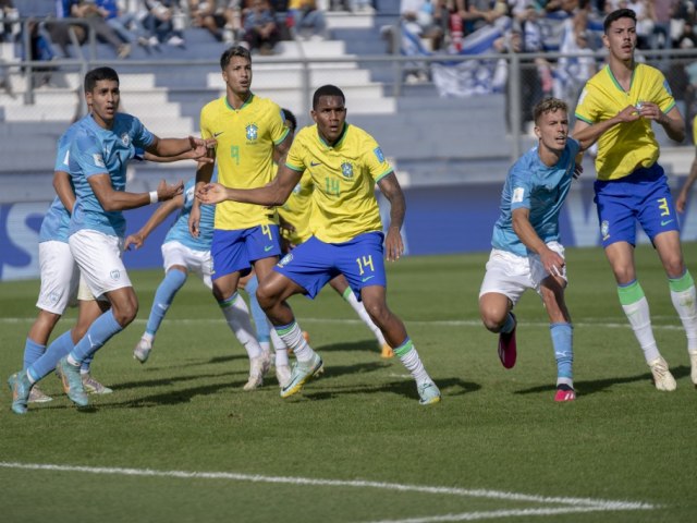 Brasil perde para Israel e est fora do Mundial Sub-20