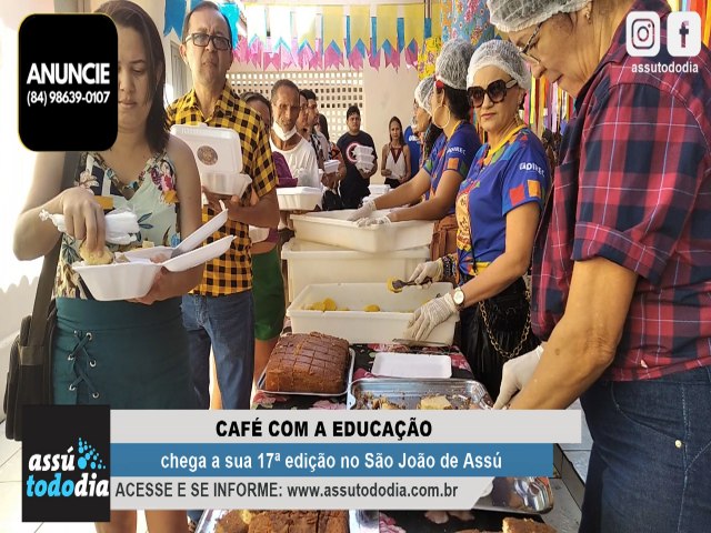 Caf com a Educao chega a sua 17 edio no So Joo de Ass 