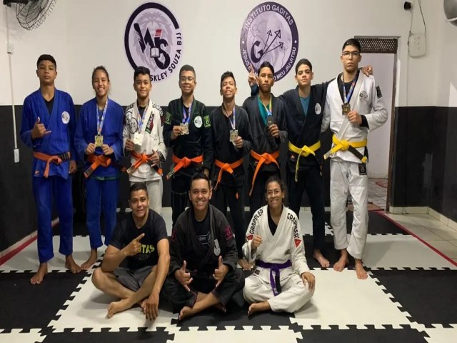 Projeto Gaditas conquista sete medalhas no Open Kids de Jiu-Jitsu 