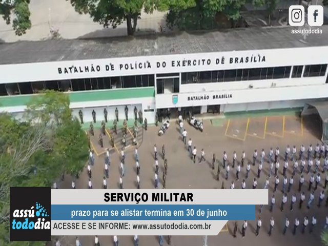 Prazo para se alistar no Servio Militar termina dia 30 de junho 