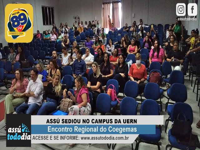 Ass sediou no Campus da Uern Encontro Regional do Coegemas 