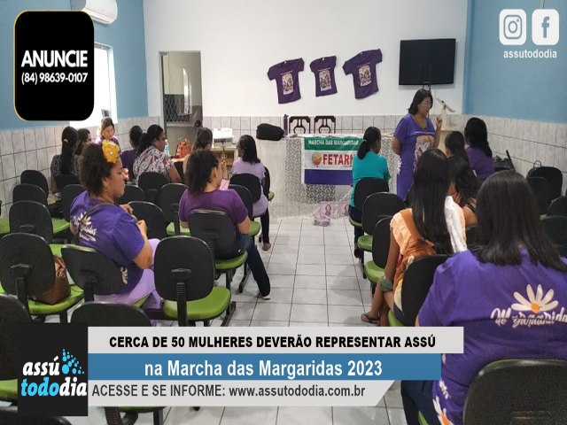 Cerca de 50 mulheres devero representar Ass na Marcha das Margaridas 2023 