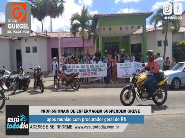 Profissionais de enfermagem suspendem greve aps reunio com procurador geral do RN 