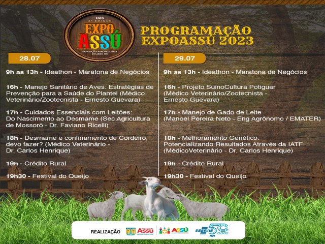 Divulgadas as atraes musicais da ExpoAssu 2023 