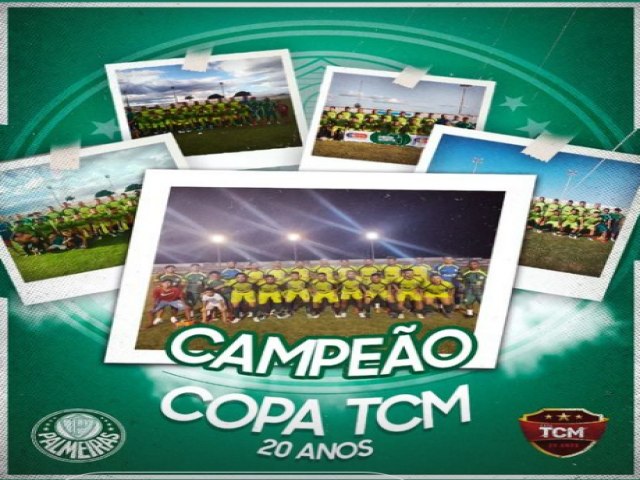 Palmeiras do Alto So Francisco  campeo invicto da Copa TCM 20 anos 