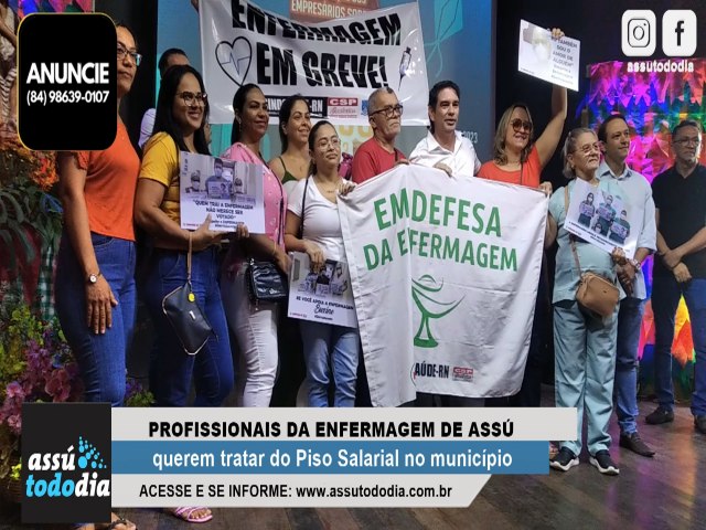 Profissionais da enfermagem de Ass querem tratar do Piso Salarial da categoria em nvel municipal 