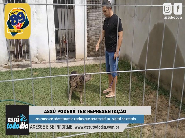 Ass poder ter representao em curso de adestramento canino que acontecer na capital do estado 