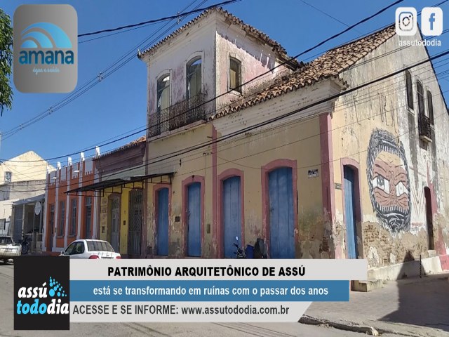 Patrimnio arquitetnico de Ass est se transformando em runas com o passar dos anos