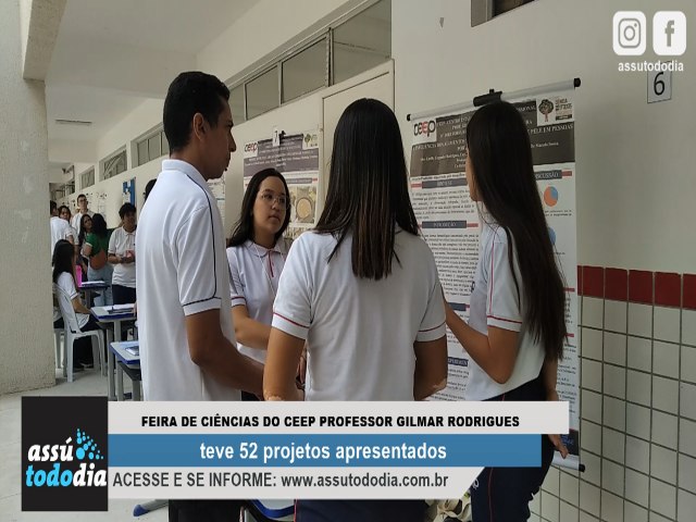 Feira de Cincias do CEEP Professor Gilmar Rodrigues teve 52 projetos apresentados