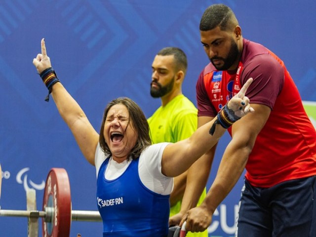 Potiguar quebra recorde brasileiro no Nacional de Halterofilismo