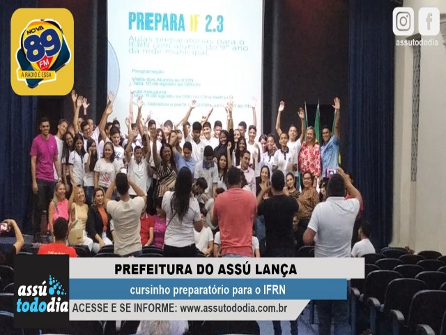 Prefeitura do Ass lana cursinho preparatrio para o IFRN 