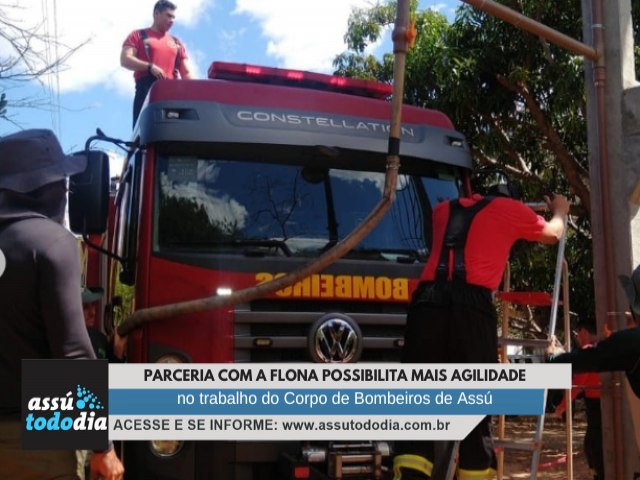 Parceria com a Flona possibilita mais agilidade no trabalho do Corpo de Bombeiros de Ass