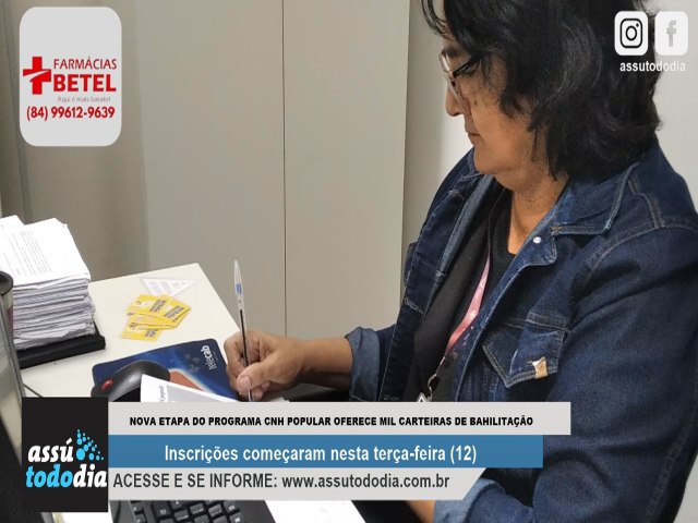 Diretora do Detran/RN em Ass detalha processo de inscries para o programa CNH Popular 