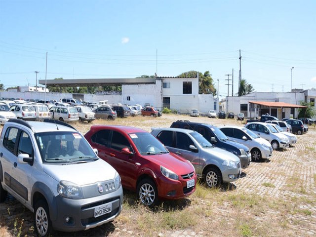 Detran realiza leilo com 107 lotes nesta sexta-feira, dia 15