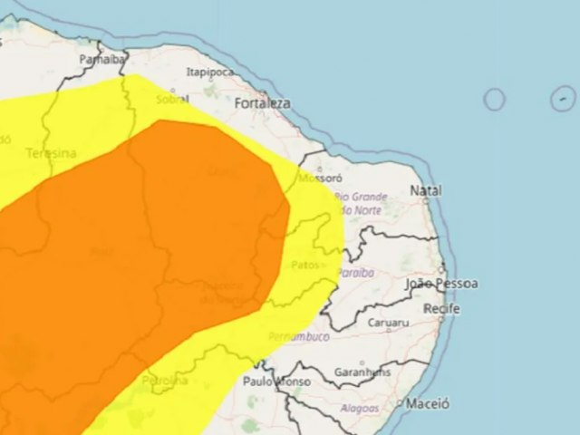 Inmet emite alertas de baixa umidade e risco de incndios florestais em Ass e outras cidades potiguares 