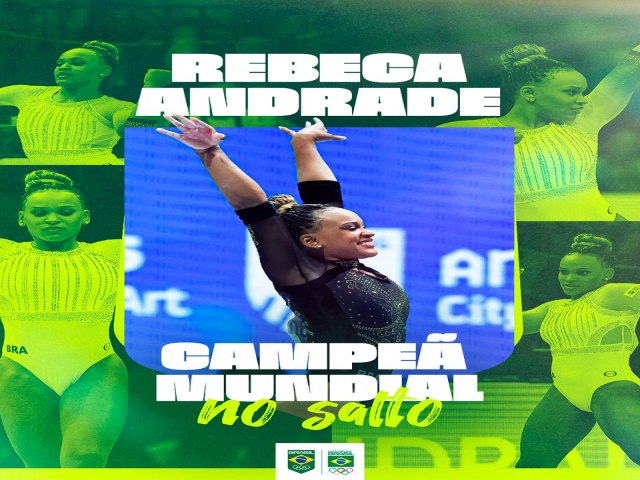 Rebeca Andrade supera Biles e garante ouro na final do salto no Mundial de Ginstica Artstica 2023