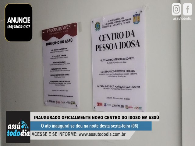 Ass ganha novo Centro da Pessoa Idosa 