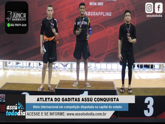 Atleta do Gaditas Ass conquista ttulo internacional em competio disputada na capital do estado  