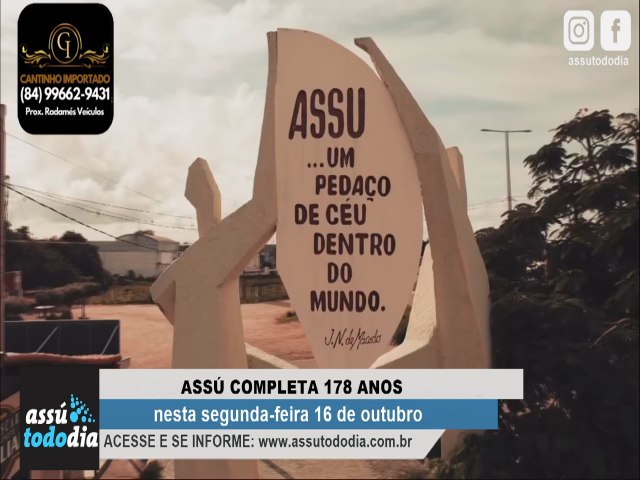 Ass completa 178 anos nesta segunda-feira 16 de outubro 