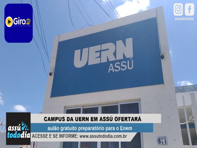 Campus da UERN em Ass ofertar aulo gratuito preparatrio para o Enem 