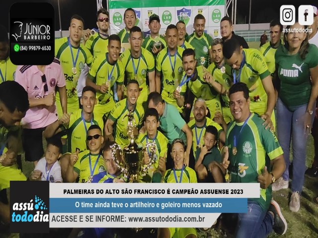 Palmeiras do Alto São Francisco vence o Corinthians do BH e conquista do Campeonato Assuense 2023