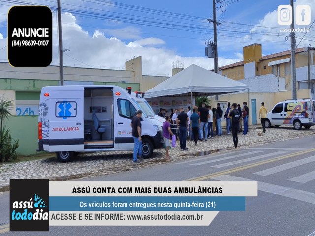    Sade pblica de Ass conta com o reforo de duas novas ambulncias 