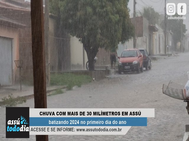 2024 comeou com chuva de mais de 30 milmetros em Ass 