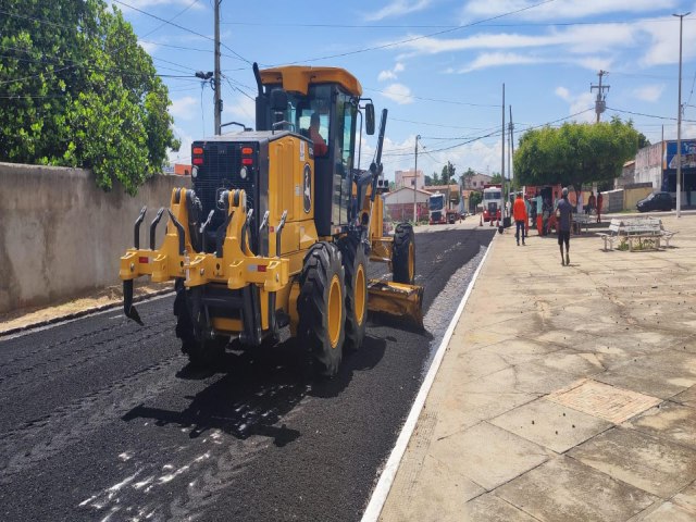 Obras de pavimentao asfltica da rua 24 de junho so iniciadas neste sbado (13) 