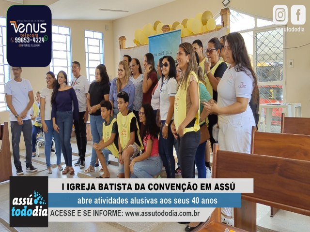 Ao social marcou abertura da programao comemorativa dos 40 anos da I Igreja Batista da Conveno em Ass 