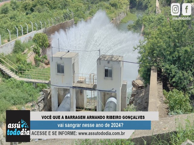 Faltam menos de cinco metros para a Barragem Armando Ribeiro sangrar em 2024