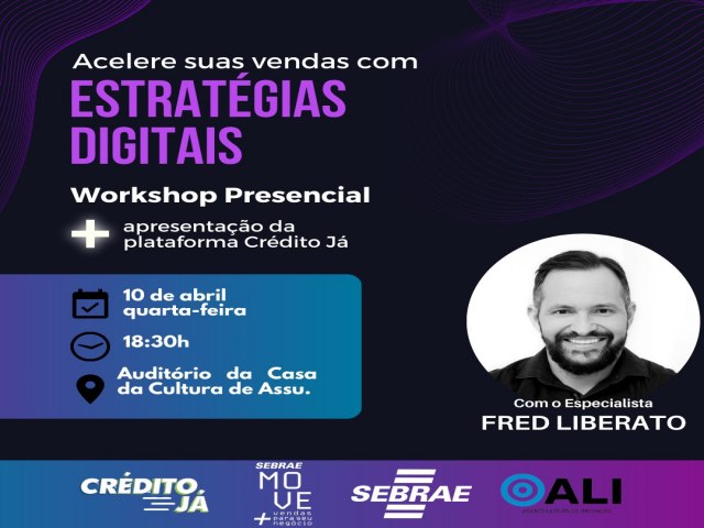 Sebrae/Ass promover workshop sobre estratgias para acelerar vendas 