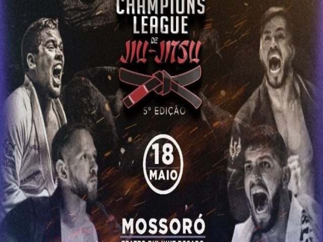 Champions League de Jiu Jitsu acontece no Teatro Dix-huit Rosado