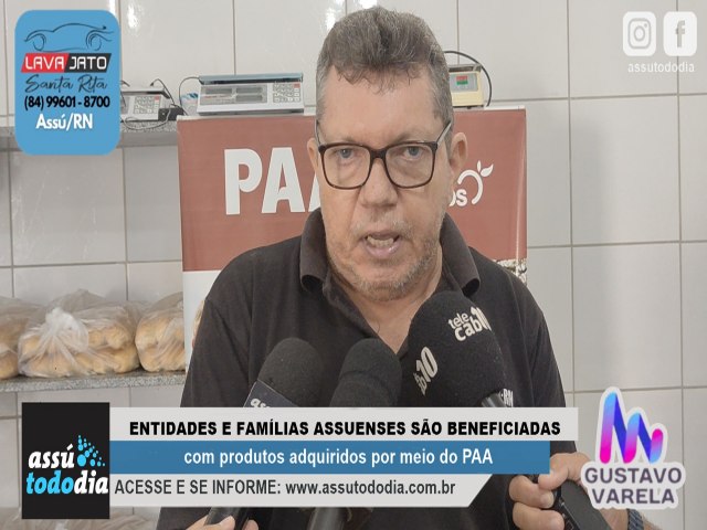 Entidades e famlias assuenses so beneficiadas com produtos adquiridos por meio do Programa de Aquisio de Alimentos