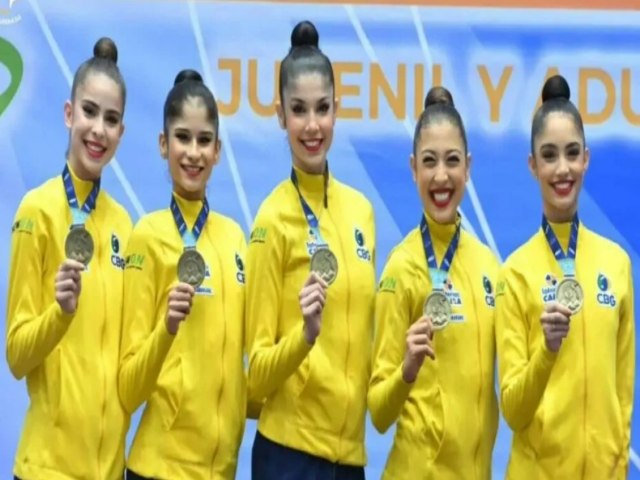 Brasil fecha Pan-Americano de Ginstica Rtmica com 12 medalhas