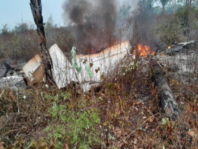 Avio de pequeno porte cai e deixa 5 mortos em Apiacs, na zona rural de Mato Grosso