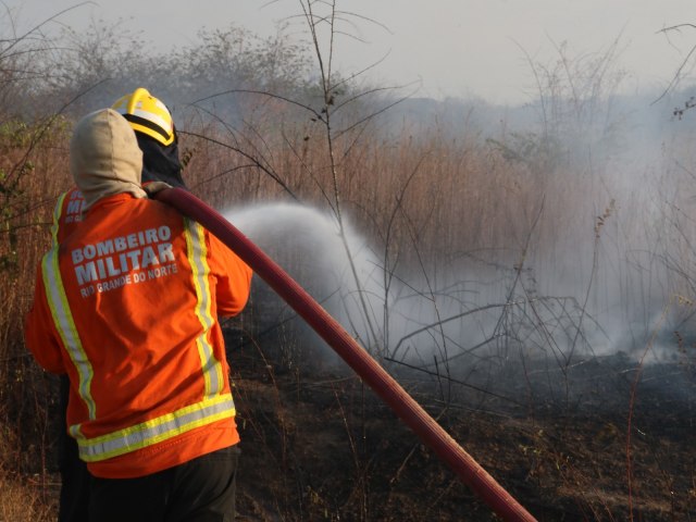 Bombeiros do RN atenderam 24 ocorrncias de incndio em vegetao em Ass e outros municpios no fim de semana