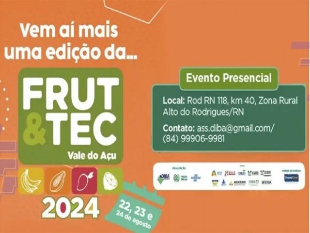 Feira de fruticultura fomentar R$ 20 milhes em novos negcios no Diba