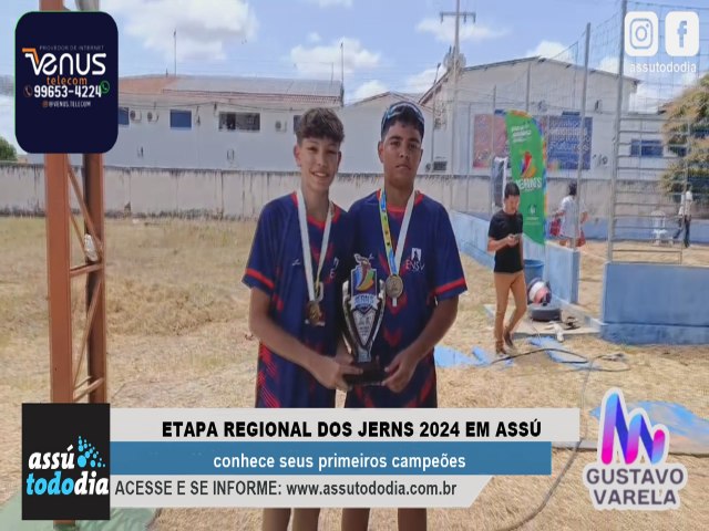 Etapa regional dos JERNS 2024 em Ass conhece seus primeiros campees