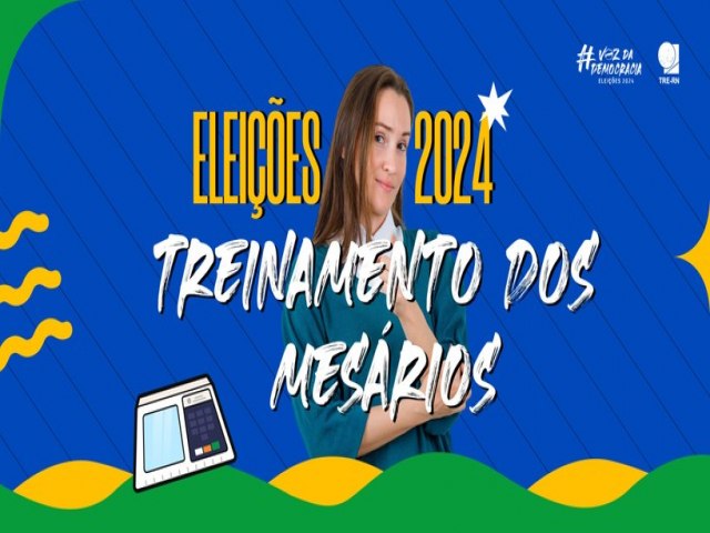 Eleies 2024: Treinamento dos mesrios j comeou