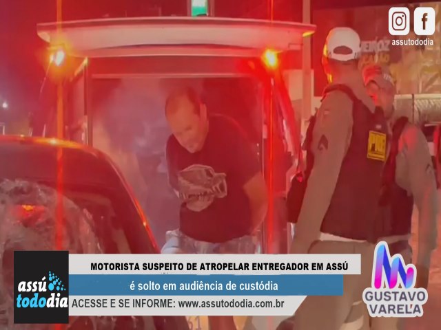 Motorista suspeito de atropelar e matar entregador em Ass  solto em audincia de custdia