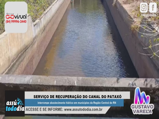 Abastecimento hdrico em municpios da Regio Central do RN dever ser retomado nesta quinta-feira