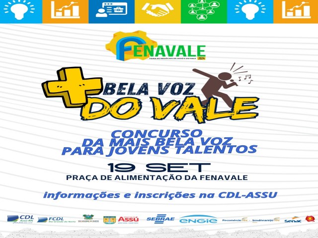 A Mais Bela Voz do Vale  uma das novidades da FENAVALE 2024